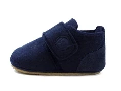 Wheat filthjemmesko Marlin navy uld